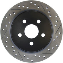 Load image into Gallery viewer, StopTech 03-09 Chrysler PTCruiser Tur / 03-05 Dodge Neon SRT-4 Rear Left Slotted &amp; Drilled Rotor
