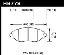 Load image into Gallery viewer, Hawk 2016 Audi S3 DTC-70 Front Brake Pads
