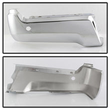 Load image into Gallery viewer, XTune 17-19 Ford F250/ F350 Rear Left Bumper Cap End w/ Sensor Hole - Chrome RB-FF25017-BEWS-L
