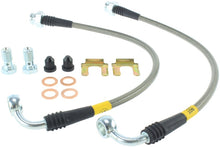 Load image into Gallery viewer, StopTech 06-09 Pontiac Solstice Stainless Steel Front Brake Line Kit

