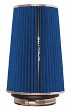 Load image into Gallery viewer, Spectre Adjustable Conical Air Filter 9-1/2in. Tall (Fits 3in. / 3-1/2in. / 4in. Tubes) - Blue
