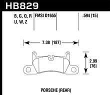 Load image into Gallery viewer, Hawk 12-17 Porsche 911 DTC-70 Race Rear Brake Pads
