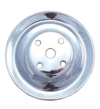 Load image into Gallery viewer, Spectre SB Chevy Double Upper Groove Long Water Pump Pulley - Chrome
