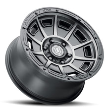 Load image into Gallery viewer, ICON Victory 17x8.5 6x135 6mm Offset 5in BS Smoked Satin Black Tint Wheel
