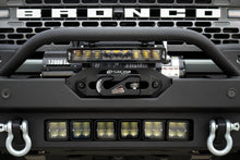 Load image into Gallery viewer, DV8 Offroad 2021+ Ford Bronco Modular Front Bumper Winch Capable w/ Auxiliary Light Mounts
