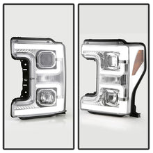 Load image into Gallery viewer, Spyder 17-18 Ford F250/F350/F450 Halogen Model Only -White Light Bar- Chrome- PRO-YD-FS17HALSI-C
