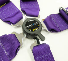 Load image into Gallery viewer, NRG SFI 16.1 5PT 3in. Seat Belt Harness / Cam Lock - Purple
