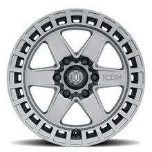 Load image into Gallery viewer, ICON Raider 17x8.5 6x135 6mm Offset 5in BS Titanium Wheel

