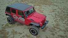 Load image into Gallery viewer, DV8 Offroad 07-18 Jeep Wrangler JK Metal Heat Dispersion Hood - Primer Black
