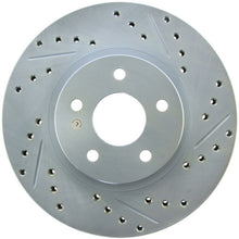 Load image into Gallery viewer, StopTech Select Sport 13-15 Subaru BRZ Slotted / Drilled Left Front Rotor

