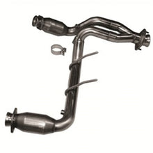 Load image into Gallery viewer, Kooks 09-10 Ford F-150/ Ford Raptor 5.4L 3V 2 1/2in x 2 1/2in OEM Exhaust GREEN Cat Y Pipe
