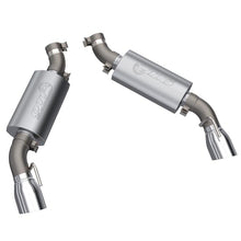 Load image into Gallery viewer, QTP 16-18 Chevrolet Camaro SS 6.2L 304SS AR3 Axle Back Exhaust w/4.5in Dual Tips
