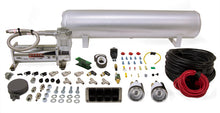Load image into Gallery viewer, Air Lift 4-Way Manual Control System 100% Duty 1/4in Line 4 Gal. Tank.
