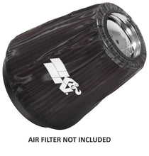 Load image into Gallery viewer, K&amp;N Black Drycharger Round Tapered Custom Air Filter Wrap
