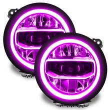 Load image into Gallery viewer, Oracle Jeep Wrangler JL/Gladiator JT RGB+W Headlight DRL Upgrade Kit - ColorSHIFT w/ BC1 Controller
