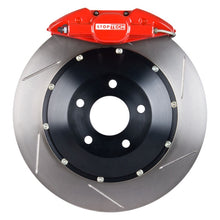 Load image into Gallery viewer, StopTech 13 Subaru BRZ BBK Rear ST-22 Red Calipers 345x28 Slotted Rotors
