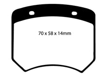 Load image into Gallery viewer, EBC 03-04 Morgan Aero 8 4.4 Redstuff Rear Brake Pads

