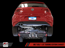 Load image into Gallery viewer, AWE Tuning VW MK7 Golf 1.8T Touring Edition Exhaust w/Diamond Black Tips (90mm)
