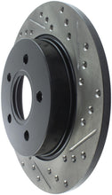 Load image into Gallery viewer, StopTech 12-15 Ford Focus w/ Rear Disc Brakes Rear Left Slotted &amp; Drilled Rotor
