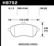 Load image into Gallery viewer, Hawk 12-15 Mercedes-Benz SLK250 / 12-15 Mercedes-Benz C250 HP+ Front Brake Pads
