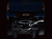 Load image into Gallery viewer, AWE 16-22 Toyota Tacoma 0FG Catback Exhaust w/ BashGuard - Dual Chrome Silver Tips
