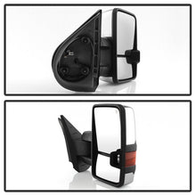 Load image into Gallery viewer, xTune Chevy Silverado 07-13 Heated Amber LED Signal Mirrors Chrome MIR-CSIL07S-G3C-PWH-AM-SET
