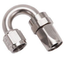 Load image into Gallery viewer, Russell Performance -8 AN Endura 180 Degree Full Flow Swivel Hose End (With 3/4in Radius)
