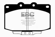 Load image into Gallery viewer, EBC 86-89 Mazda RX7 2.4 (1.3 Rotary)(Vented Rear Rotors) Greenstuff Front Brake Pads
