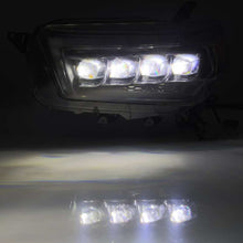 Load image into Gallery viewer, AlphaRex 10-13 Toyota 4Runner NOVA LED Projector Headlights Plank Style Black w/Seq Signal/DRL
