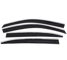 Load image into Gallery viewer, AVS 15-17 Toyota Camry Ventvisor Low Profile Deflectors 4pc - Smoke w/Chrome Trim
