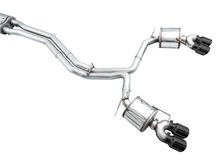 Load image into Gallery viewer, AWE Tuning 19-23 Audi C8 S6/S7 2.9T V6 AWD Touring Edition Exhaust - Diamond Black Tips
