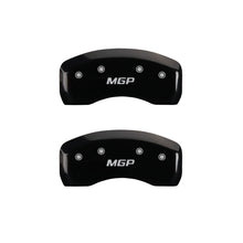Load image into Gallery viewer, MGP 2 Caliper Covers Engraved Rear MGP Black Finish Silver Characters 2007 Acura RL
