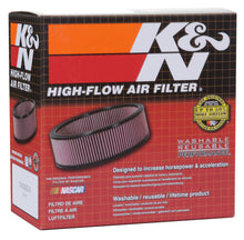 Load image into Gallery viewer, K&amp;N Filter Universal Rubber Round Straight Filter 3.5in Flange 3in Height
