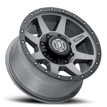 Load image into Gallery viewer, ICON Rebound HD 18x9 8x180 12mm Offset 5.5in BS 124.2mm Bore Titanium Wheel
