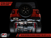 Load image into Gallery viewer, AWE Tuning 2018+ Jeep Wrangler JL/JLU Tread Edition Axle-Back Dual Exhaust - Chrome Silver Tips
