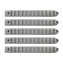 Load image into Gallery viewer, DV8 Offroad 2007-2018 Jeep JK Silver Rail Style Door Handle Inserts - Set Of 5
