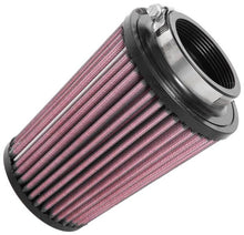 Load image into Gallery viewer, K&amp;N Universal Rubber Filter 2-1/2in Flg / 4-1/2in OD B / 3-1/2in OD T / 6in H - Black Top

