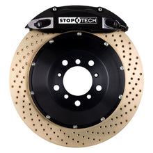 Load image into Gallery viewer, StopTech Porsche 911 05-10 Carrera Front BBK ST-40 Caliper Black / 2pc Zinc Drilled 355x32mm Rotor
