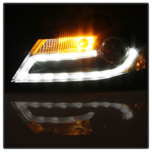 Load image into Gallery viewer, Spyder Audi A4 09-12 Projector Headlights Xenon/HID Model Only - DRL LED Blk PRO-YD-AA408-HID-DRL-BK
