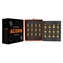 Load image into Gallery viewer, Mishimoto Steel Acorn Lug Nuts M12 x 1.5 - 24pc Set - Gold
