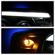 Load image into Gallery viewer, Spyder Toyota Tacoma 12-15 Projector Headlights Light Bar DRL Black PRO-YD-TT12-LBDRL-BK
