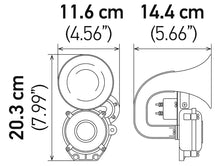 Load image into Gallery viewer, Hella Horn Kit Bx Black Air 1Tone 12/24V
