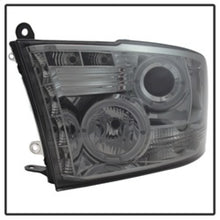 Load image into Gallery viewer, Spyder Dodge Ram 1500 09-14 10-14 Projector Headlights Halogen- LED Halo LED- Smke PRO-YD-DR09-HL-SM

