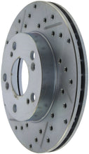 Load image into Gallery viewer, StopTech Select Sport 06-11 Honda Civic DX/EX/LX Slotted and Drilled Right Front Rotor
