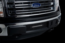 Load image into Gallery viewer, Putco 11-14 Ford F-150 - EcoBoost Bumper Grille Inserts - Black SS Bar and 10in Luminix Light Bar

