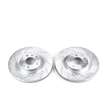 Load image into Gallery viewer, Power Stop 07-15 Mazda CX-9 Front Evolution Drilled &amp; Slotted Rotors - Pair

