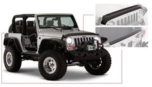 Load image into Gallery viewer, Bushwacker 07-18 Jeep Wrangler Trail Armor Hood and Tailgate Protector Excl Power Dome Hood - Black
