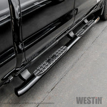 Load image into Gallery viewer, Westin 19-20 Chevrolet/GMC Silverado/Sierra 1500 Double Cab PRO TRAXX 4 Oval Nerf Step Bars - Black

