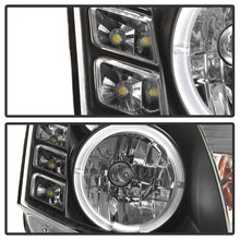 Load image into Gallery viewer, Spyder Infiniti G35 03-07 2DR Projector Halogen - LED Halo DRL Blk High H4 PRO-YD-IG35032D-DRL-BK
