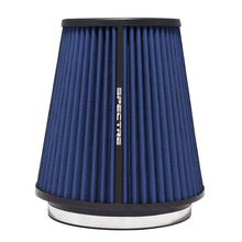 Load image into Gallery viewer, Spectre HPR Conical Air Filter 6in. Flange ID / 7.719in. Base OD / 8.5in. Tall - Blue
